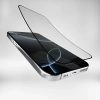 PURO Szkło hybrydowe z czarną ramką do iPhone 16 Pro Max Flexible Glass D3O
