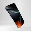PURO Szkło hybrydowe z czarną ramką do iPhone 16 Pro Max Flexible Glass D3O