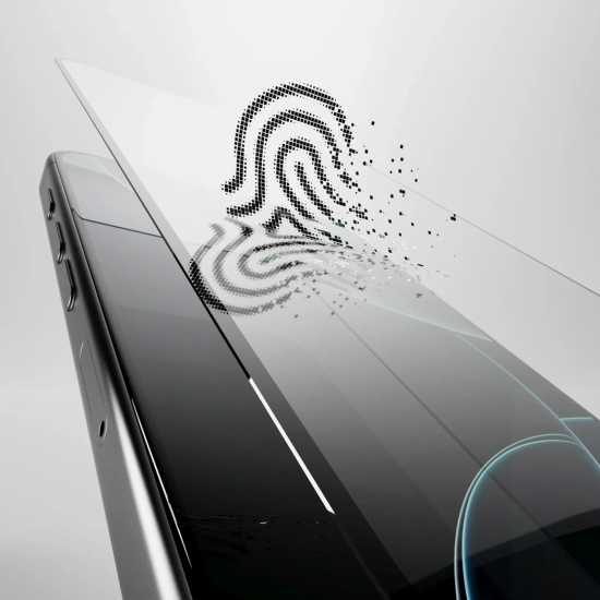 PURO Szkło hybrydowe z czarną ramką do iPhone 16 Pro Max Flexible Glass D3O