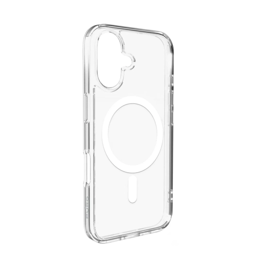 PURO Etui silikonowe do iPhone 16 Lite Mag MagSafe - przezroczyste