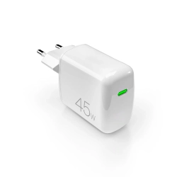 PURO Ładowarka sieciowa USB-C PD GaN 45W - biała
