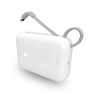 PURO Powerbank 10000mAh USB-A USB-C z wbudowanym kablem - biały