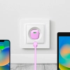 PURO Ładowarka sieciowa USB-C GaN 20W - różowa