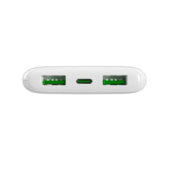 PURO Powerbank 10000mAh USBA USB-C 22.5W - biały