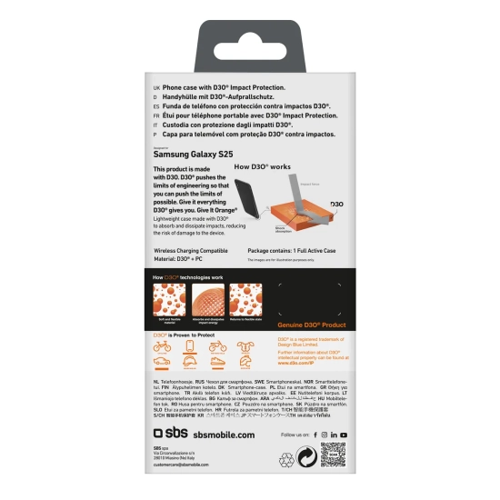 SBS Etui pokrowiec ochronny do Samsung Galaxy S25 - czarny