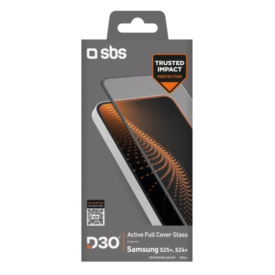 SBS Szkło hartowane do Samsung Galaxy S25+ / S24+ z ramką Tempered Glass