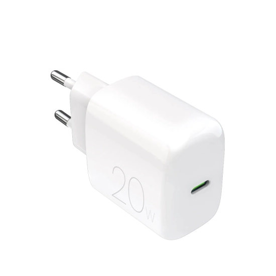 PURO Ładowarka sieciowa USB-C PROLITE 20W - biała