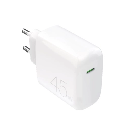 PURO Ładowarka sieciowa kompaktowa USB-C 45W - biała