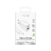 PURO Ładowarka sieciowa USB-A USB-C z kablem USB-C 30W 1.2m - biała