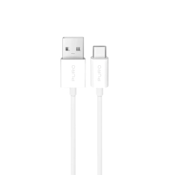 PURO Kabel przewód USB-A - USB-C 10W TPE 2m - biały