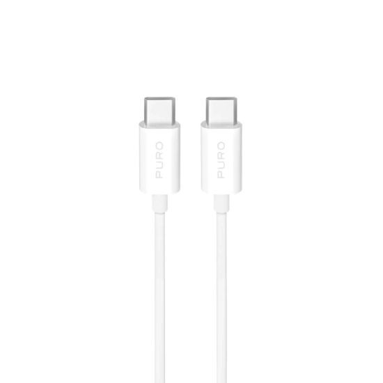 PURO Kabel przewód USB-C TPE 25W 3m - biały