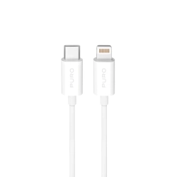 PURO Kabel przewód USB-C - iPhone Lightning TPE 20W 3m - biały