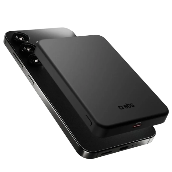 SBS Powerbank bezprzewodowy Mag Power Qi2 5000 mAh MagSafe USB-C PD 20W