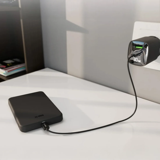 SBS Powerbank bezprzewodowy Mag Power Qi2 5000 mAh MagSafe USB-C PD 20W