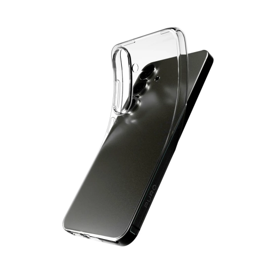 PURO Etui silikonowe case do Samsung Galaxy S25 03 Nude - przezroczysty