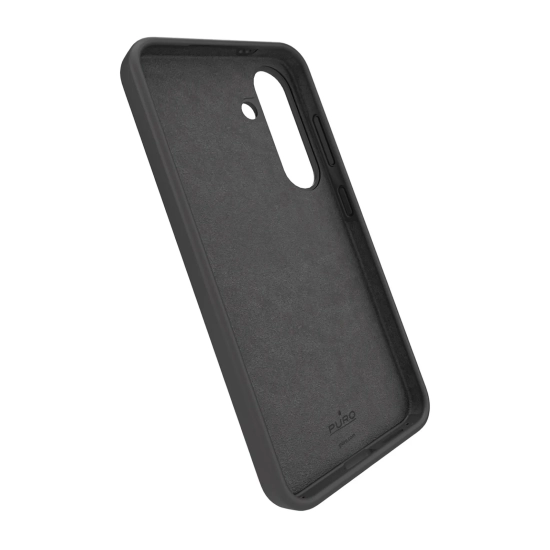 PURO Etui silikonowe pokrowiec do Samsung Galaxy S25+ Icon - czarny