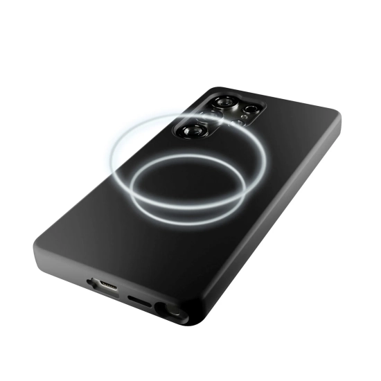 PURO Etui silikonowe pokrowiec do Samsung Galaxy S25 Ultra Icon - czarny