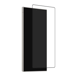 PURO Szkło hartowane do Samsung Galaxy S25 Ultra z czarną ramką Frame
