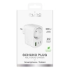 PURO Ładowarka sieciowa z wtyczką gniazdem Schuko USB-C USB-A 30W Power