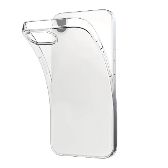PURO Etui silikonowe pokrowiec do iPhone 16 - przezroczyste