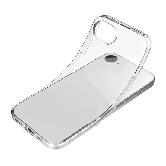PURO Etui silikonowe pokrowiec do iPhone 16 - przezroczyste