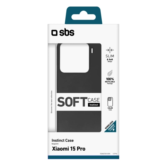 SBS Etui pokrowiec na Xiaomi 15 Pro Instinct - czarny