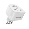 SBS Adapter sieciowy podróżny IT Włochy - biały