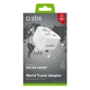 SBS Adapter sieciowy podróżny IT Włochy - biały