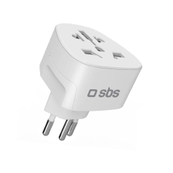 SBS Adapter sieciowy podróżny CH Szwajcaria - biały
