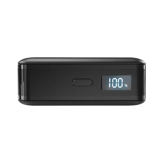 SBS Powerbank z wyświetlaczem LCD 10000mAh USB-C 30W - czarny