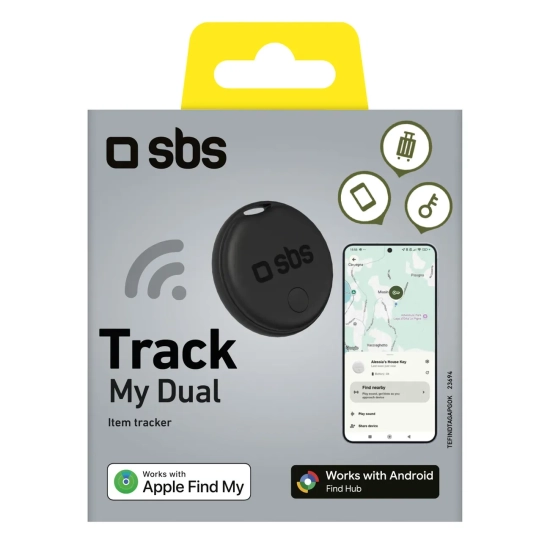 Lokalizator SBS Track My Dual Apple i Android czarny
