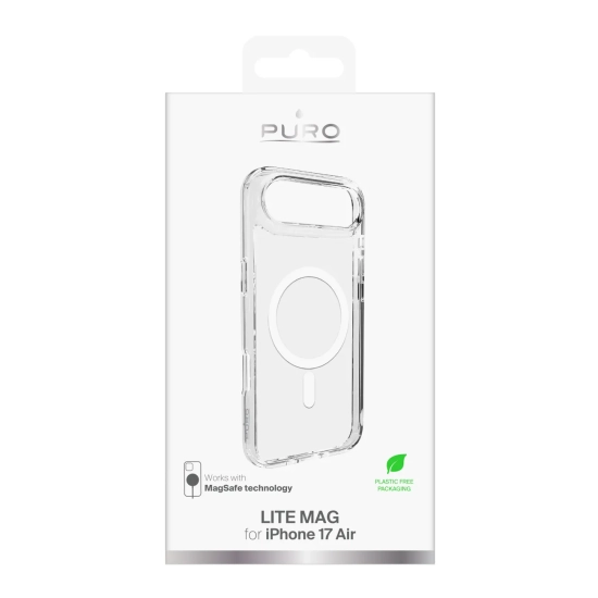 PURO Etui plecki case na iPhone 17 Air TPU PC Lite Mag MagSafe