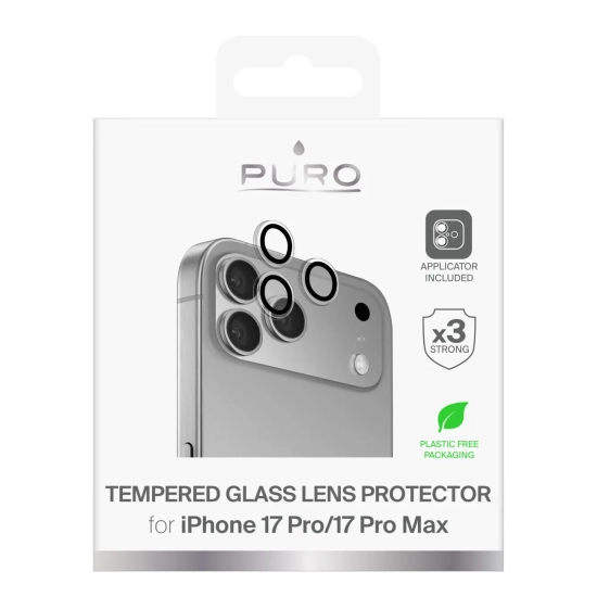 PURO Szkła hartowane na obiektywy iPhone 17 Pro / iPhone 17 Pro Max
