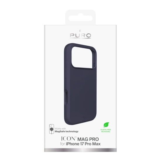PURO Etui z aluminiowymi przyciskami na iPhone 17 Pro Max Pure Icon Mag