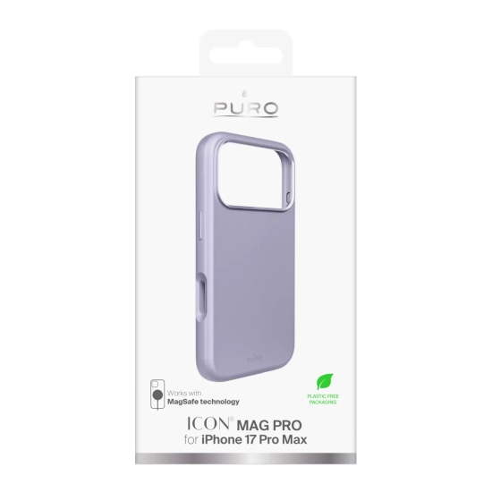 PURO Etui z aluminiowymi przyciskami na iPhone 17 Pro Max Pure Icon Mag