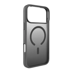 PURO Etui case pokrowiec na iPhone 17 Pro Max TPU Gradient MagSafe - szare