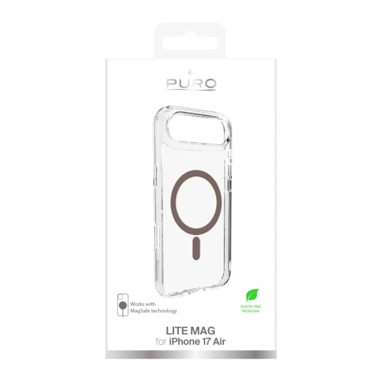PURO Etui plecki case na iPhone 17 Air TPU PC Lite Mag MagSafe
