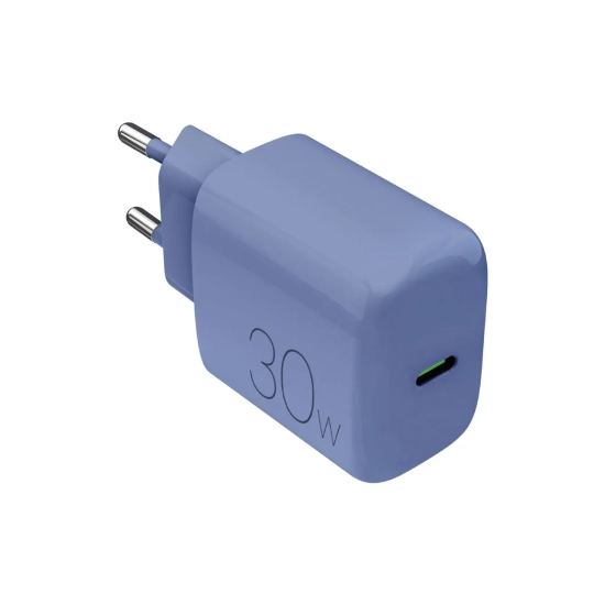 PURO Ładowarka sieciowa USB-C Pro Lite 30W - niebieska