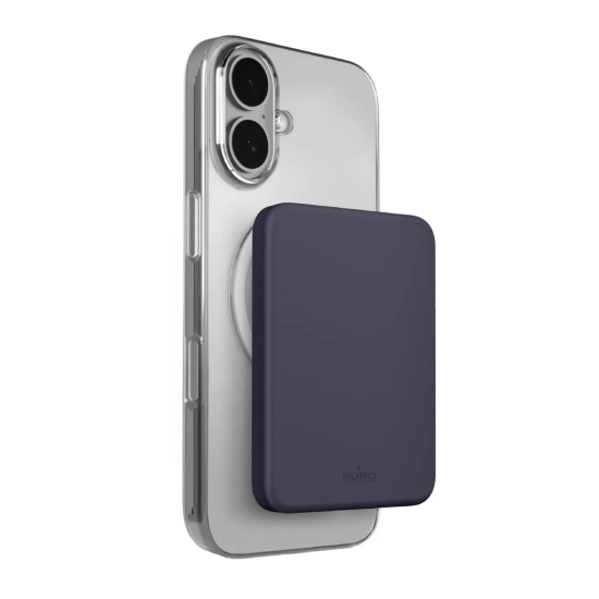 PURO Powerbank magnetyczny ultracienki 4200mAh USB-C MagSafe - szary