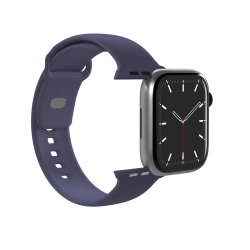PURO Pasek silikonowy na Apple Watch 44/45/46/49mm Icon - granatowy