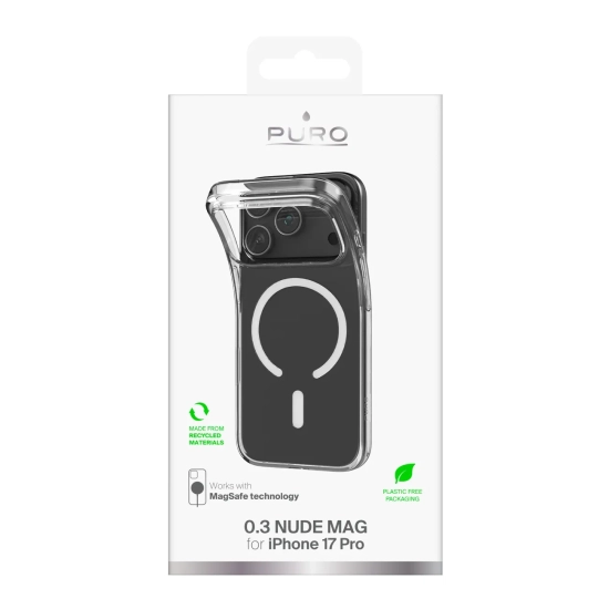 PURO Etui case na iPhone 17 Pro TPU 0.3 MAG Ultra-Slim MagSafe