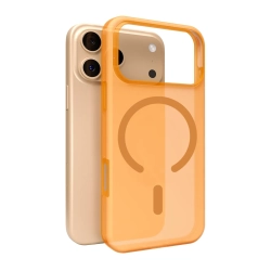 PURO Etui silikonowe na iPhone 17 Pro Daylight Magsafe - półprzezroczyste