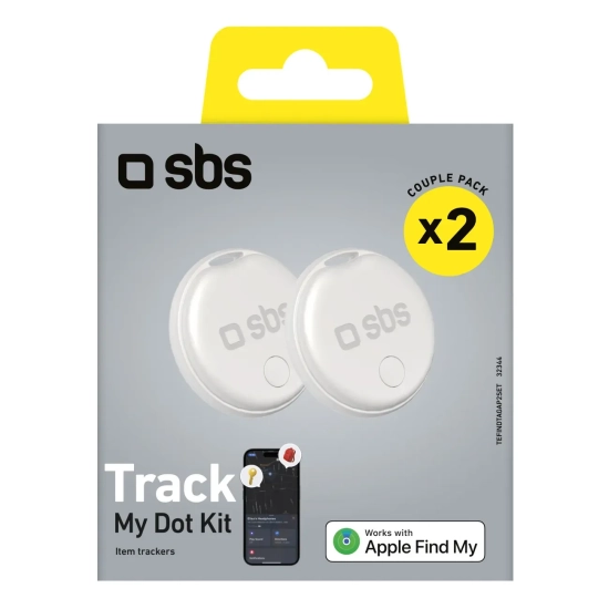 Lokalizator SBS Track My Circle Apple Find My biały 2 szt.