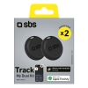 Lokalizator SBS Track My Dual Apple i Android czarny 2 szt.