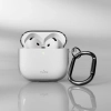 PURO Etui pokrowiec na słuchawki AirPods 4 0.3 Nude - przezroczysty