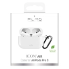 PURO Silikonowy pokrowiec etui na słuchawki Airpods Pro 3 - białe