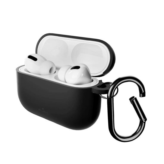 PURO Etui pokrowiec na słuchawki AirPods Pro 3 Icon - czarny
