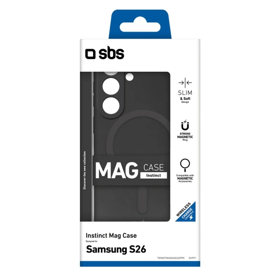 SBS Etui pokrowiec na Samsung Galaxy S26 Instinct Mag MagSafe - czarny
