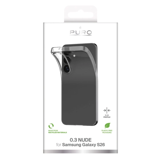 PURO Etui pokrowiec na Samsung Galaxy S26 0.3 NUDE - przezroczyste