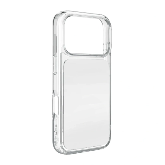 PURO Etui pokrowiec na iPhone 17 Pro Plate Mag MagSafe - biały